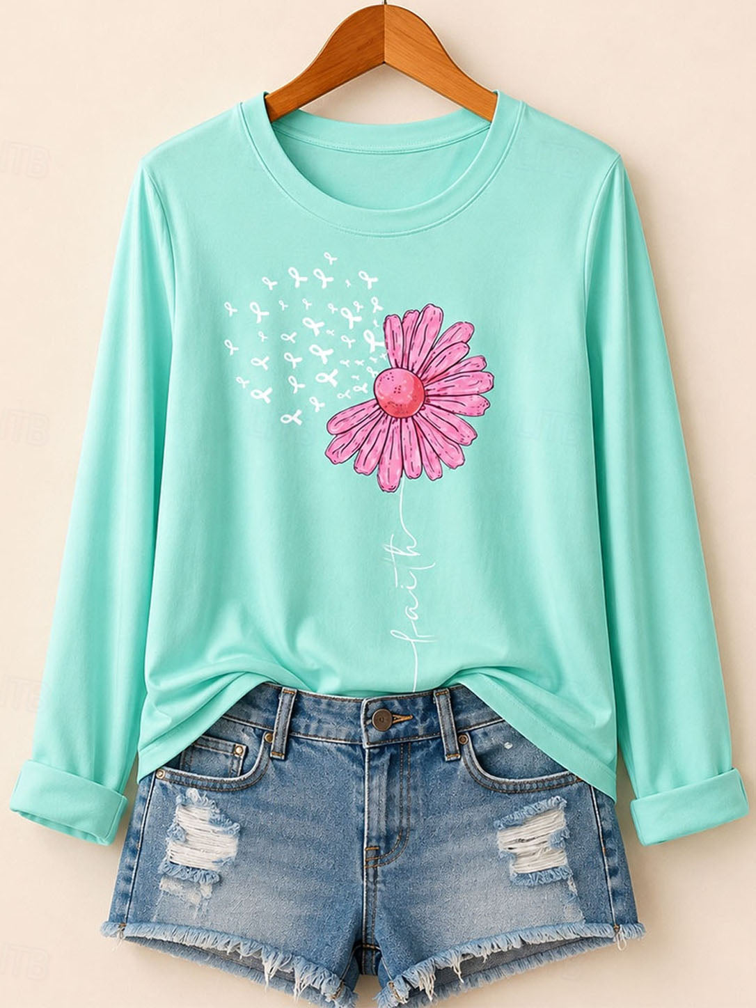 Meadow Bloom Story – Langarm-Shirt mit Blumenmuster