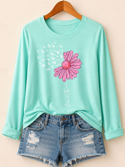 Meadow Bloom Story – Langarm-Shirt mit Blumenmuster