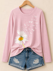 Classic Botanical – Langarmshirt aus Baumwolle