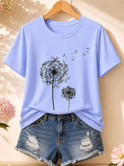Naturgarten-Story – Botanisches Baumwoll-T-Shirt