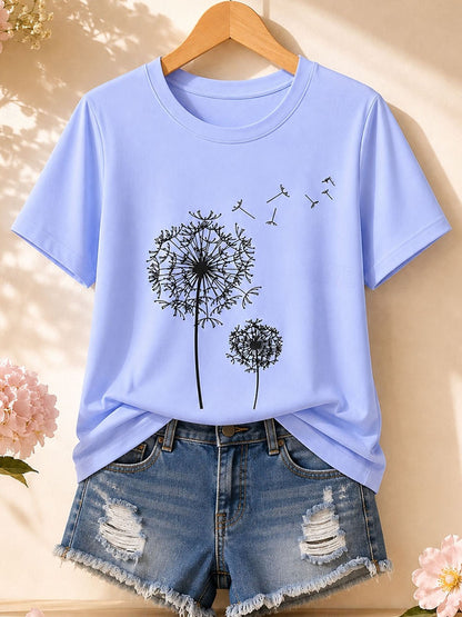 Naturgarten-Story – Botanisches Baumwoll-T-Shirt