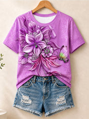 Magnolia Bouquet - Flora Cotton Tee