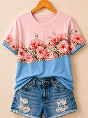 Rose Border Garden - Flora Cotton Tee