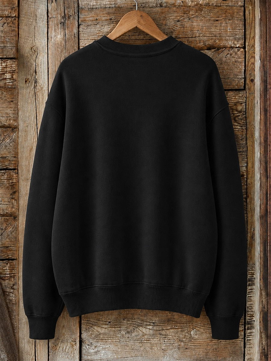 Cats As Dandelion Wishes - Nature Story Cotton Blend Sweatshirt