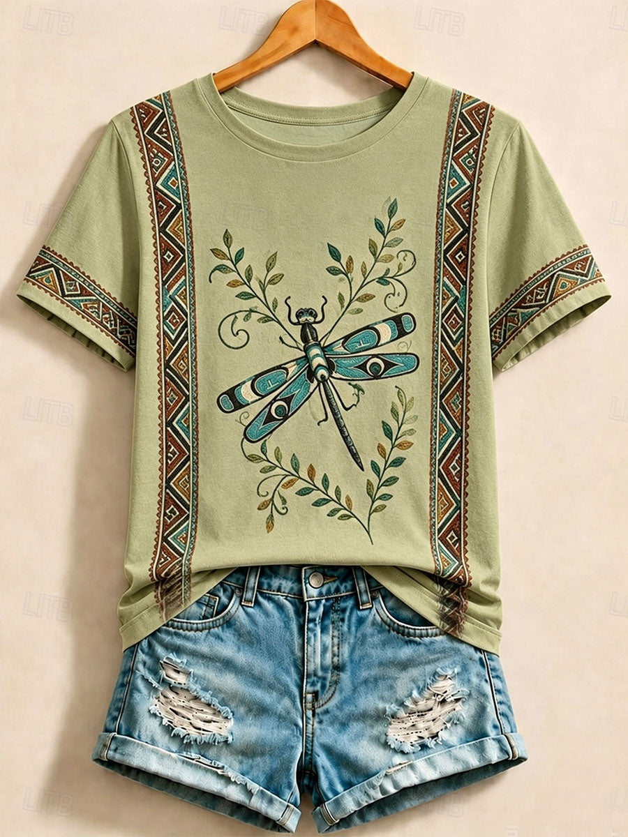 Libellenwiese-Geschichte – Naturbaumwoll-T-Shirt