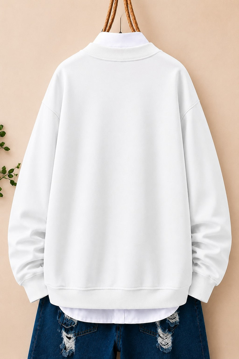 Abstract Watercolor Blossom women's sweatshirts - product image 7