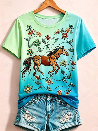 Orangegarten-Freunde – Naturgeschichte Baumwoll-T-Shirt