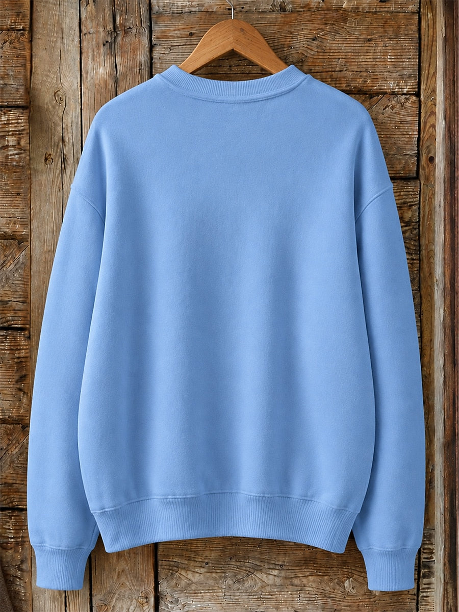 Sunflower And Butterflies - Life Stories Cotton Blend Sweatshirt