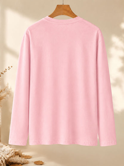 Duckling With Sunflower - Nature Story Cotton Long Sleeve Tee