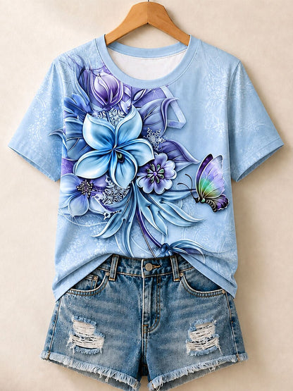 Field Wildflower Meadow - Life Stories Cotton Tee