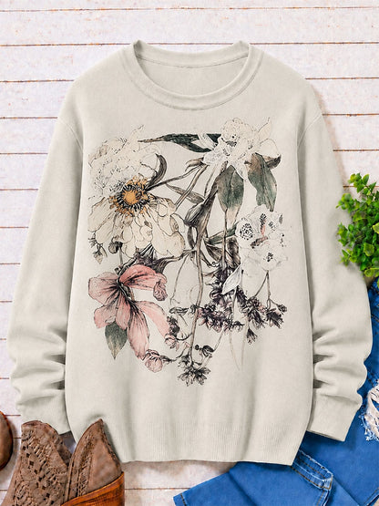 Vintage Blossoms With Butterfly women's sweatshirts - product image 6