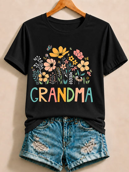 Garden Floral Graphic - Flora Cotton Tee