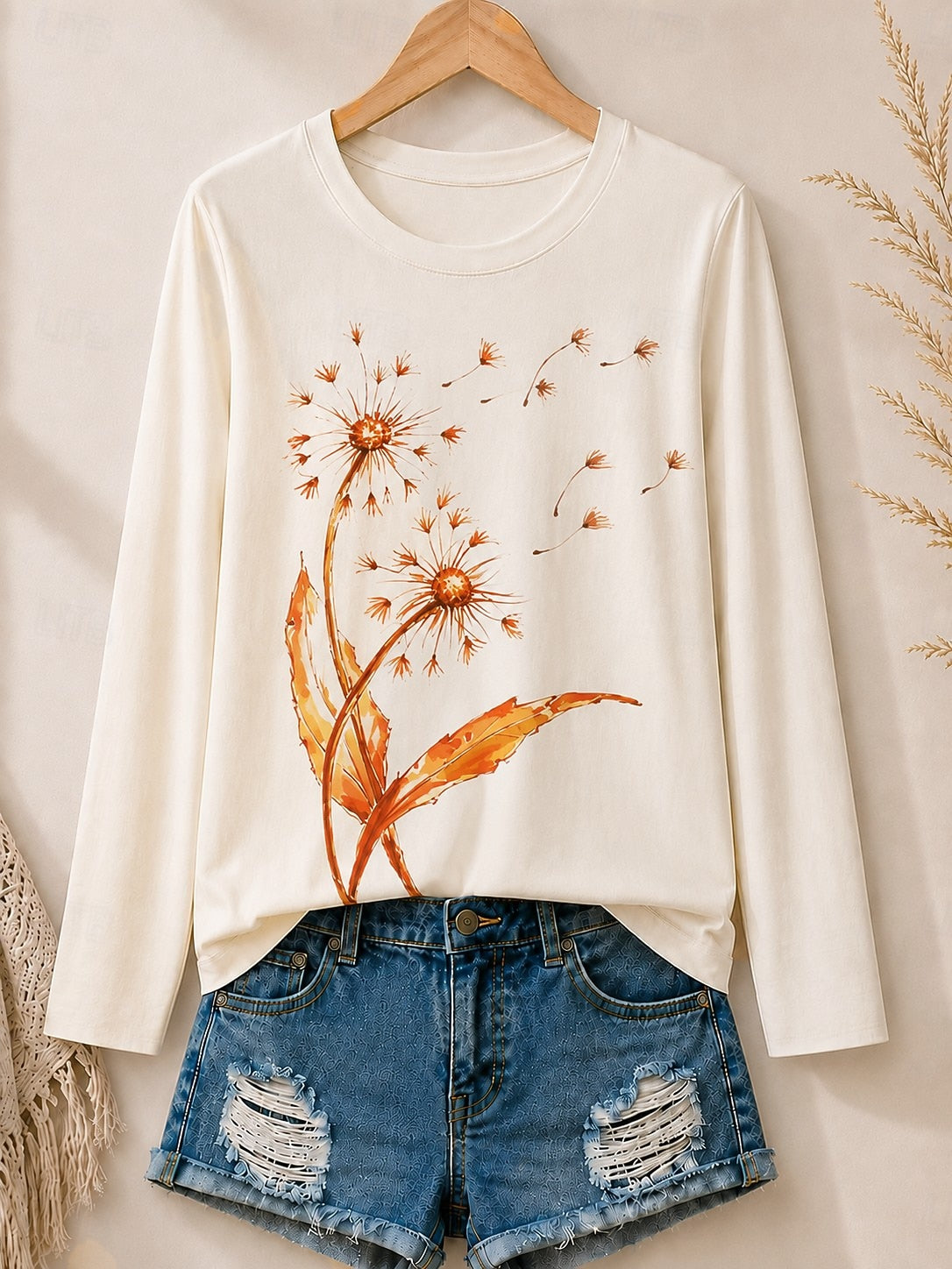 Daisies And Botanical Stems women's t-shirts - product image 3