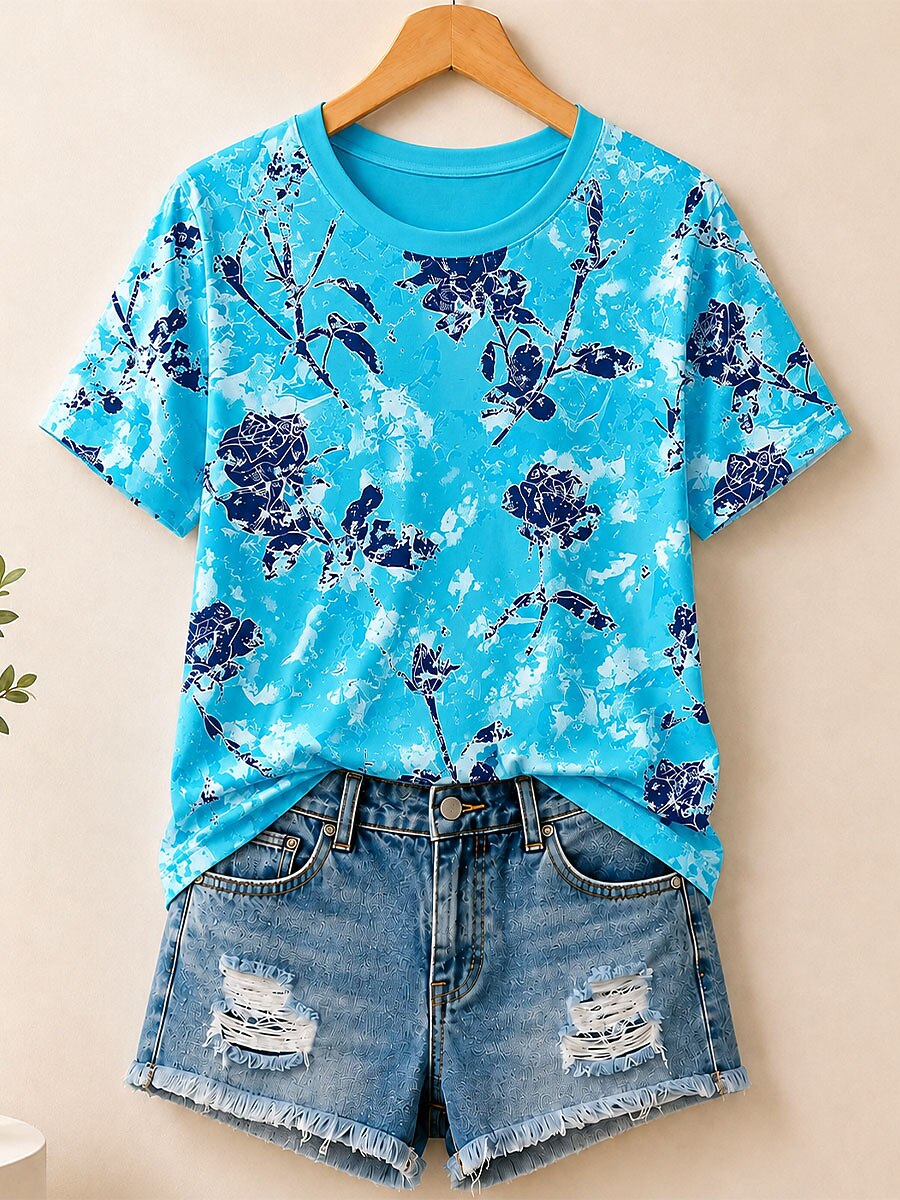 Vintage Wildflower Bouquet - Life Stories Cotton Tee