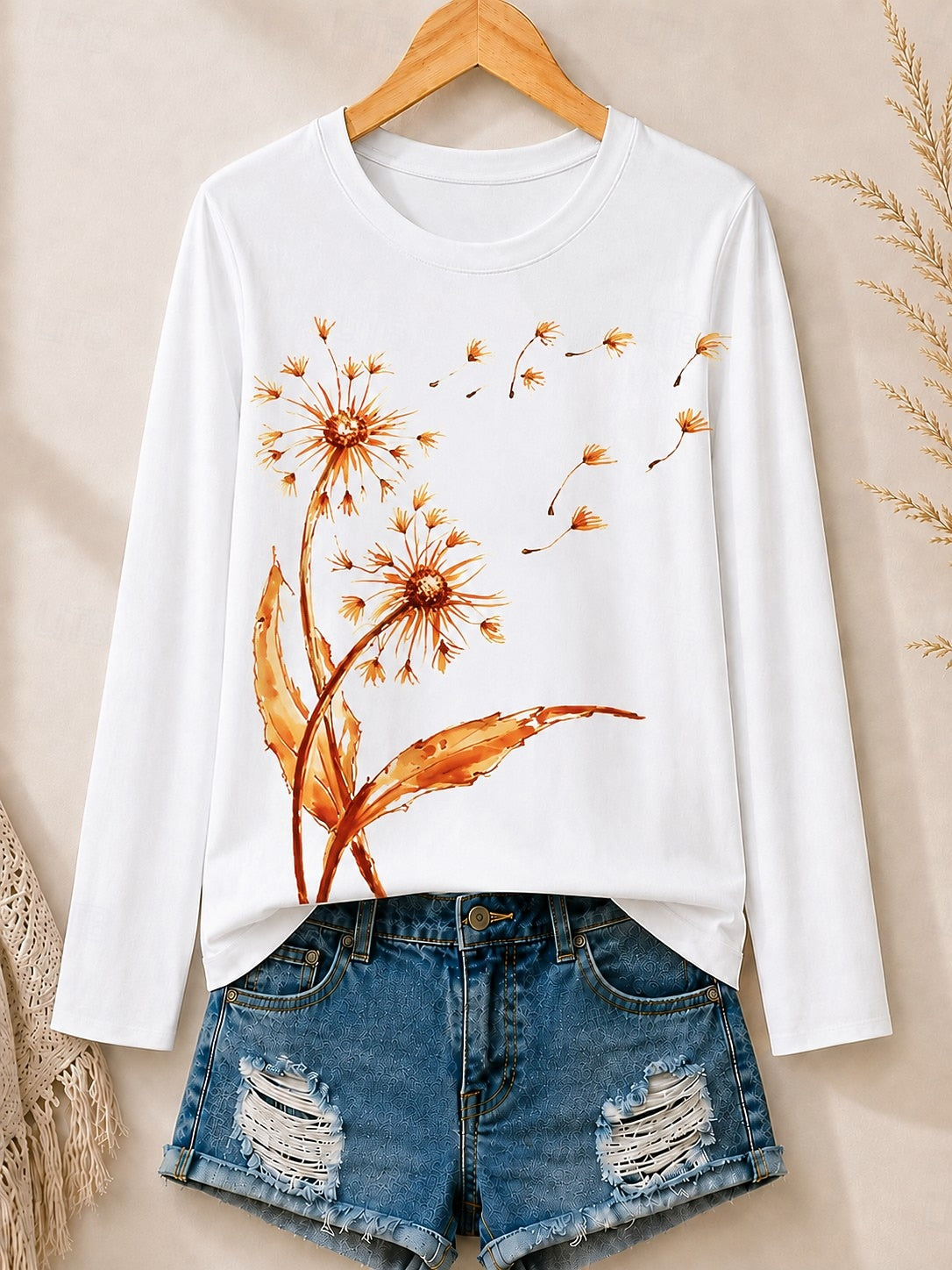 Daisies And Botanical Stems women's t-shirts - product image 5