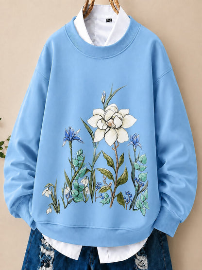 Wildflowers With Botanical Stems women's sweatshirts - product image 5
