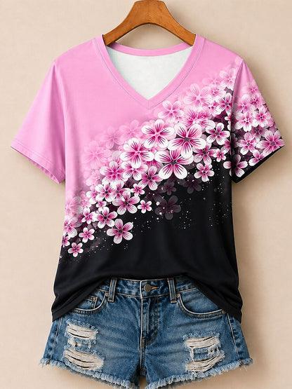 Spring Botanical Panel - Life Stories Cotton Tee
